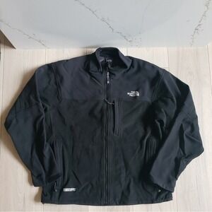 North Face Jacket Mens L Black Performance Full Zip Classic Chore Coat